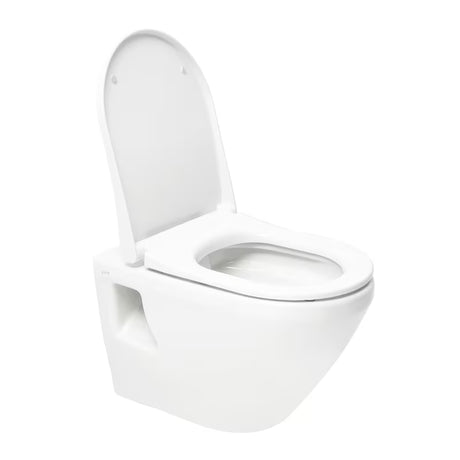Balta pakabinamas KLOZETAS vitra Integra rimless  su Rim-Ex technologija ir sėdyne softclose.