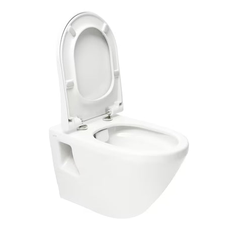 Balta pakabinamas KLOZETAS vitra Integra rimless  su Rim-Ex technologija ir sėdyne softclose.