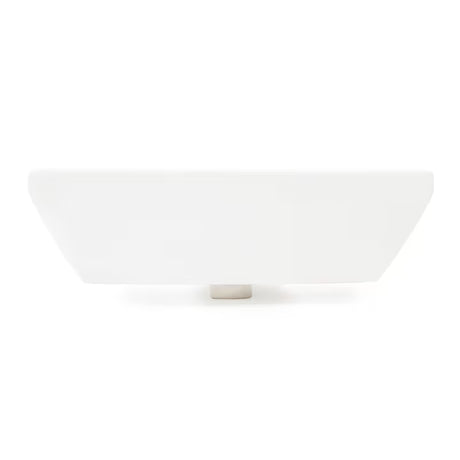 Baltas pakabinamas praustuvas Vitra Integra 60x36 cm, keraminis, su anga pro maišytuvui centre ir persipylimu.