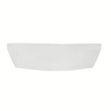 Baltas kampiniai mažas praustuvas vitra Integra 56x40 cm su persipylimo anga ir anga pro maišytuvui centre