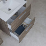 Vonios kambario Baldų Komplektas Vitra Mia 59 x 39,5 cm, cordoba dekoro, su spintele, praustuvu, veidrodžiu ir LED apšvietimu