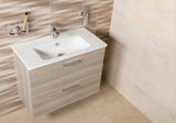 Vonios kambario Baldų Komplektas Vitra Mia 79 x 39,5 cm, cordoba dekoro, su spintele, praustuvu, veidrodžiu ir LED apšvietimu.