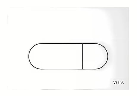 Baltas plastikinis nuleidimo mygtukas Vitra Root Round pro potinkiniams moduliams vitra.
