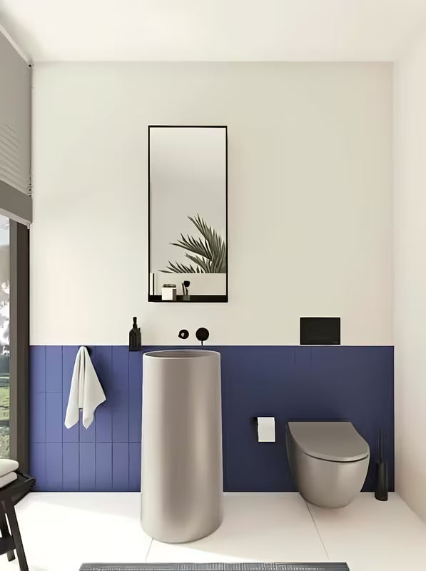 Juodas matinis vandens nuleidimo mygtukas Vitra Root Square pro bakeliui vitra su mechaniniu dviejų kiekių nuleidimu.