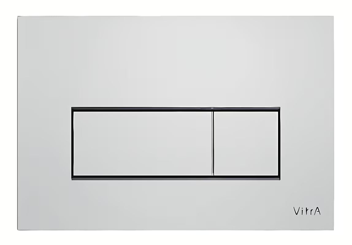 Chromuotas nuleidimo valdymo mygtukas Vitra Root Square pro potinkiniams moduliams vitra