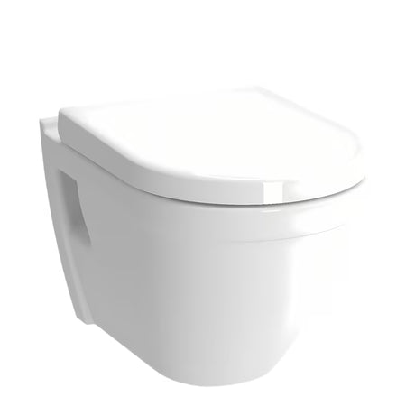 Balti pakabinamas KLOZETAS vitra S50 su matomu šoniniu tvirtinimu