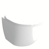 Balti pakabinamas KLOZETAS vitra Shift rimless  su ovaliu dizainu ir paslėptu tvirtinimu.