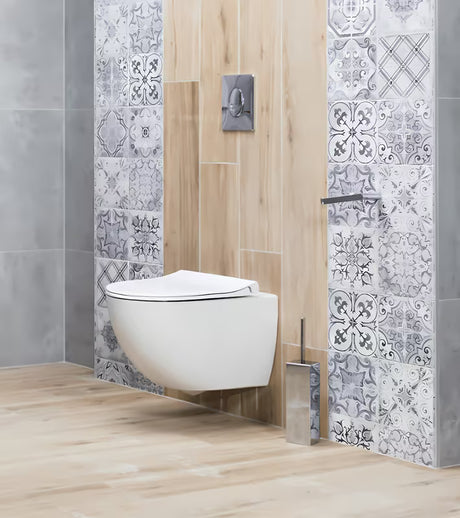 Pakabinamas KLOZETAS vitra Shift baltos spalvos su bidė apiplovimo antgaliu rimless 